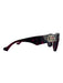 Gucci Fushcia & Black Spotted Modified Cat Eye Logo Wide arm Sunglasses Fushcia & Black