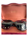 Gucci Fushcia & Black Spotted Modified Cat Eye Logo Wide arm Sunglasses Fushcia & Black