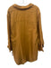 heartloom Size S/M Mustard Yellow Gauze Long Sleeve Pockets Button Down Romper Mustard Yellow / S/M
