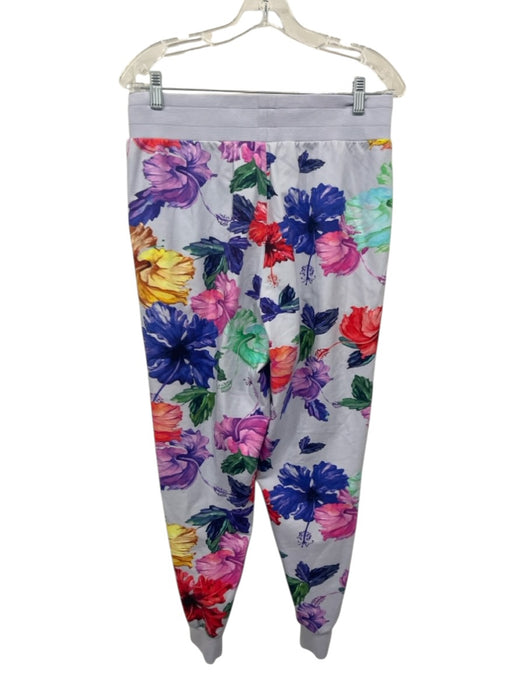 Robert Graham Size M Blue, Red, Multi Cotton Blend Floral Jogger Hoodie Pant Set Blue, Red, Multi / M