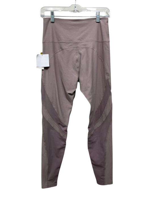 NYLORA Size M Dusty Purple Nylon Blend Mesh Panel mid rise Leggings Dusty Purple / M