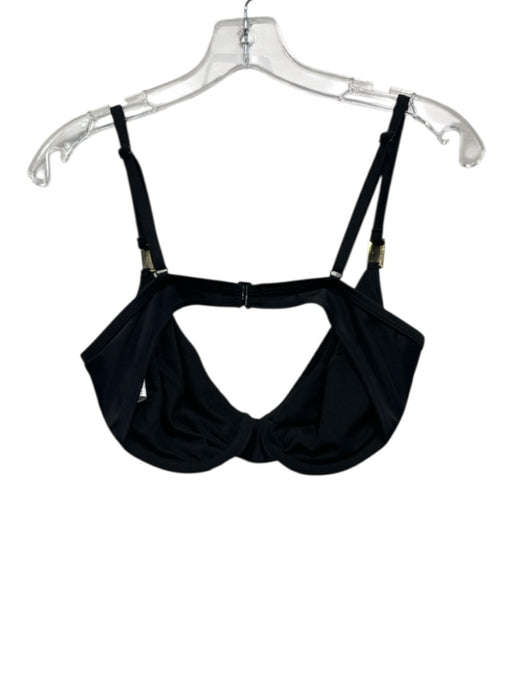 Christina Swimwear Size 12 Black Nylon Blend Lycra Underwire Top Swimsuit Black / 12