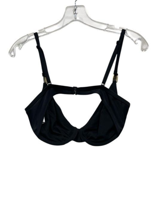 Christina Swimwear Size 12 Black Nylon Blend Lycra Underwire Top Swimsuit Black / 12
