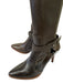 Celine Shoe Size 36 Brown Leather Silvertone hardware Pointed Toe Zip Boots Brown / 36