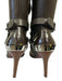 Celine Shoe Size 36 Brown Leather Silvertone hardware Pointed Toe Zip Boots Brown / 36