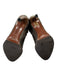 Celine Shoe Size 36 Brown Leather Silvertone hardware Pointed Toe Zip Boots Brown / 36