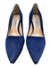 Prada Shoe Size 36.5 Blue Suede Pointed Toe Stiletto Platform Pumps Blue / 36.5