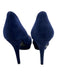 Prada Shoe Size 36.5 Blue Suede Pointed Toe Stiletto Platform Pumps Blue / 36.5