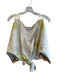 Blank London Size One Size Beige & Yellow No Fabric Tag Scoop Neck Tye Dye Top Beige & Yellow / One Size