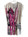 Diane Von Furstenberg Size 10 White, Black & Pink No Fabric Tag Sleeveless Dress White, Black & Pink / 10