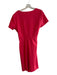 Diane Von Furstenberg Size 12 Red Orange Polyamide Blend Short Sleeve Dress Red Orange / 12