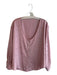 Galita Size Medium Dusty Rose Polyester Long Sleeve Stretch Waist Short Set Dusty Rose / Medium