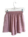Galita Size Medium Dusty Rose Polyester Long Sleeve Stretch Waist Short Set Dusty Rose / Medium
