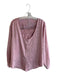 Galita Size Medium Dusty Rose Polyester Long Sleeve Stretch Waist Short Set Dusty Rose / Medium
