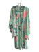 Gold & Silver Size Est M Green & Multi No Fabric Tag Tye Dye Open Top Pant Set Green & Multi / Est M