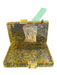 No Brand Gold Acrylic Dotted Box Hard Shell Chain Bag Gold / Small
