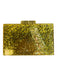 No Brand Gold Acrylic Dotted Box Hard Shell Chain Bag Gold / Small