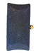 No Brand Blue Sparkle Hard Shell Gold Hardware Chain Bag Blue / Small
