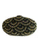 Cache Black, Silver & Brown Rhinestone Egg Shaped Hardcase Evening Bag Black, Silver & Brown / Small