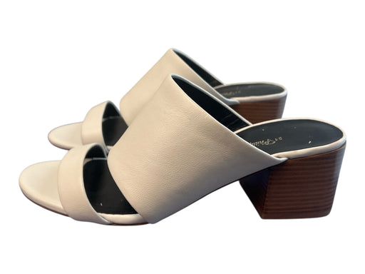 3.1 Phillip Lim Shoe Size 36.5 White Leather open toe Open Heel Stack Heel Shoes White / 36.5