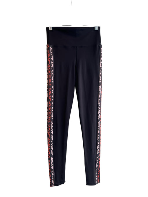 Beach Riot Sport Size Large Black & Multi Polyester Blend Ankle Length Leggings Black & Multi / Large