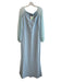 Chiara Boni Size 14 Baby Blue No Fabric Tag Long Sheer Sleeves seam detail Gown Baby Blue / 14