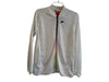 Nike Size Large White Mesh Long Sleeve Front Zip Zip Pocket Jacket White / Large