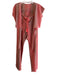 Becca Melon & Mauve No Fabric Tag Tie At Waist Crop Top Loungewear Melon & Mauve