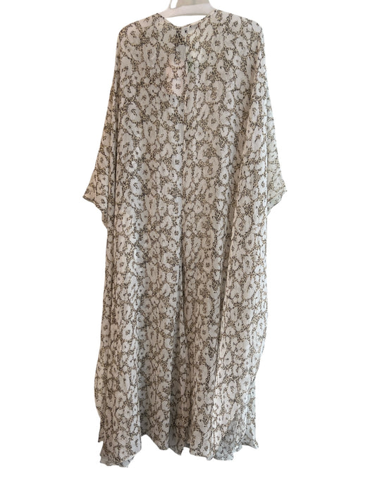 Roberto Cavalli Size 38 Brown & Gold Silk Animal Print Belt Pockets Jumpsuit Brown & Gold / 38