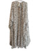 Roberto Cavalli Size 38 Brown & Gold Silk Animal Print Belt Pockets Jumpsuit Brown & Gold / 38