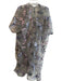 Berek Size Medium gray & pink Polyester Sequins Butterflies Open Front Coverup gray & pink / Medium