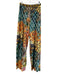 Petit Pois Size Small Multi Nylon Stretch Waist All Over Print Lined Pants Multi / Small