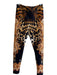 Vercini Size 40 Brown, Black & Gold No Fabric Tag Animal Print Legging Pants Brown, Black & Gold / 40
