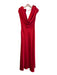 Luxxel Size S/M Red No Fabric Tag Off Shoulder Side Zip Rose detail Dress Red / S/M
