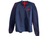 Nike Size L Navy Blue Polyamid Long Sleeve lined Zip Close Windbreaker Jacket Navy Blue / L