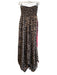 Hers & Mine Size Small Brown, Black & Red Polyester Animal Print Jumpsuit Brown, Black & Red / Small