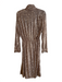 BB Dakota Size M Rose Gold Polyester Long Sleeve Sequin Waist tie Cardigan Rose Gold / M