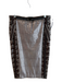 Byrone Lars Size 8 Gray & multi Polyester Waist Belt Sequin Design Skirt Gray & multi / 8