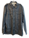 Converse Size Large Black Cotton Front Zip Buttons Pockets Above Knee Jacket Black / Large