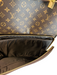 Louis Vuitton Brown & Tan Coated Canvas Leather trim Monogram Luggage Brown & Tan