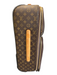 Louis Vuitton Brown & Tan Coated Canvas Leather trim Monogram Luggage Brown & Tan