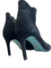 Zara Shoe Size 36 Black scuba Back Zip Square Toe Architectural Heel Boots Black / 36