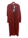 Neiman Marcus Size Large Rust Cashmere Long Sleeve Open Front Side Slits Sweater Rust / Large