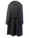 Belson Size 14 Black No Fabric Tag Fur Collar Single Breasted Coat Black / 14
