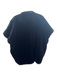 cAPOTE Size One Size Black Fur Half Sleeve Drop Shoulder Front Zip Jacket Black / One Size