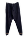 Bluoltre Size S/M Black Viscose Jogger Hoodie Front Zip Pants Set Black / S/M