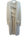 SKIMS Size S/M Off White Polyester Blend Belt Crop Top Stretch Waist Pants Set Off White / S/M