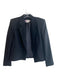 Prophecy Size 12 Black Wool Single Button Long Sleeve Shoulder Pads Jacket Black / 12