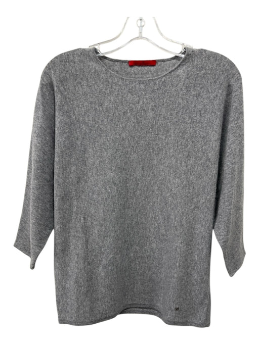 CH Carolina Herrera Size S Gray Wool 1/2 Sleeve Dolman Sleeve Sweater Gray / S