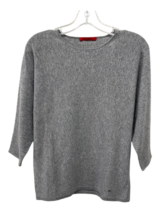 CH Carolina Herrera Size S Gray Wool 1/2 Sleeve Dolman Sleeve Sweater Gray / S